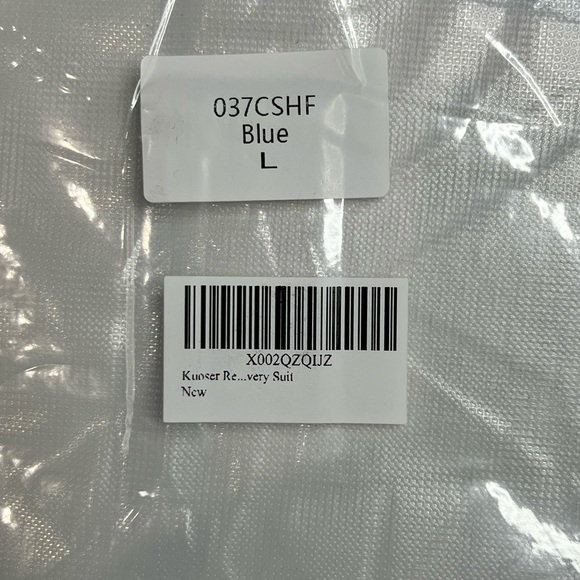 Kuoser Dog Recovery Suit - Blue/Gray - Size Large NIB - Picture 2 of 8